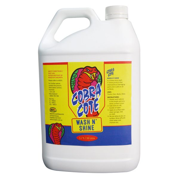 Cobra Cote Wash n' Shine - 20 Ltr